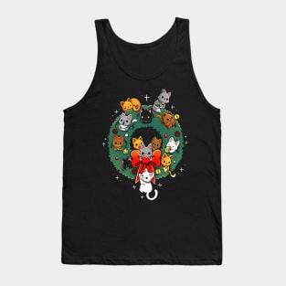 Kittens Wreath Tank Top